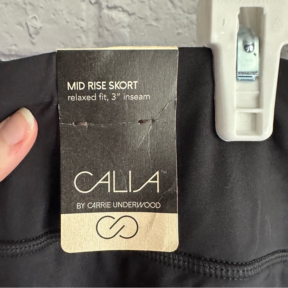NEW WITH TAGS CALIA MOVE SKORT BLACK CAVIAR SIZE XL - Picture 4 of 8